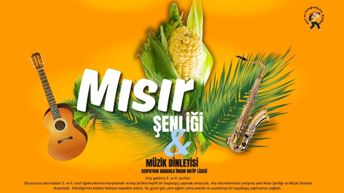 MISIR ŞENLİĞİ ile HOŞ GELDİNİZ ETKİNLİĞİ